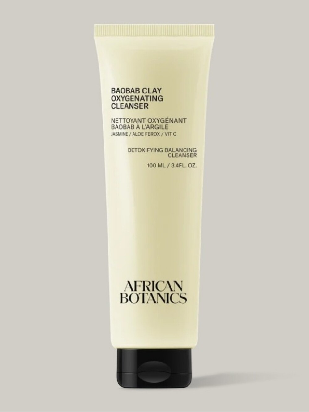 African Botanics Baobab Clay Oxygenating Cleanser NEW Sealed 3.4 Oz.